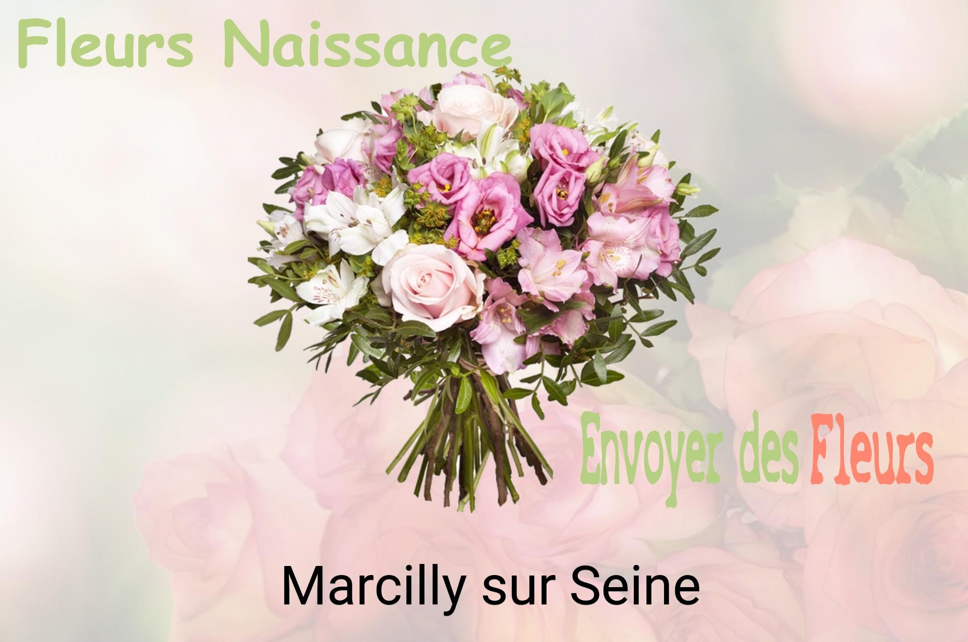 Bouquet de fleurs de naissance livré à Marcilly-sur-Seine